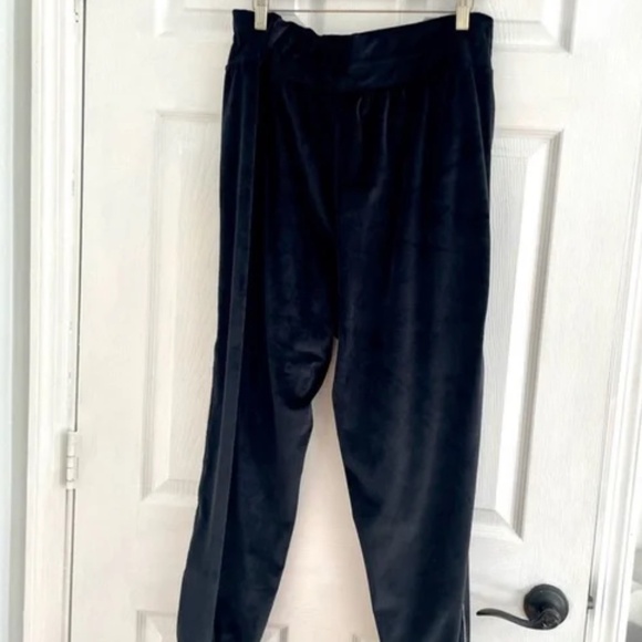 Like new Victoria Secret black velour joggers with rhinestones - Picture 8 of 10
